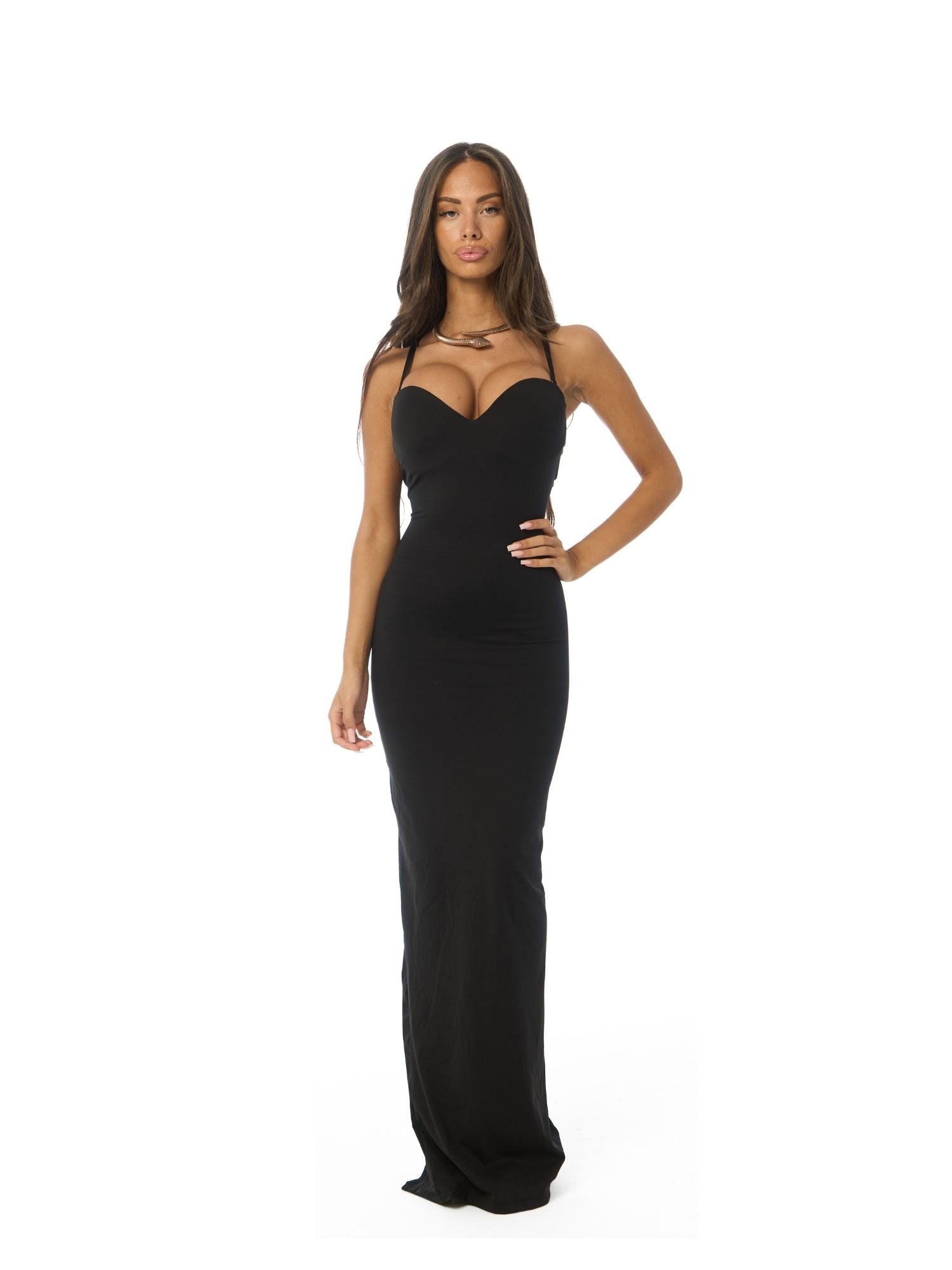 khanums black dress Eida Hourglass Mini Dress – Hemline Nashville