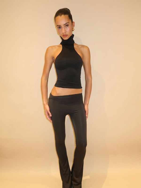 ASYMMETRICAL FLAZE LEGGINGS - PINK