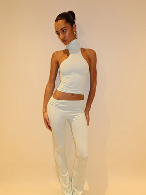 ASYMMETRICAL FLAZE LEGGINGS - PINK
