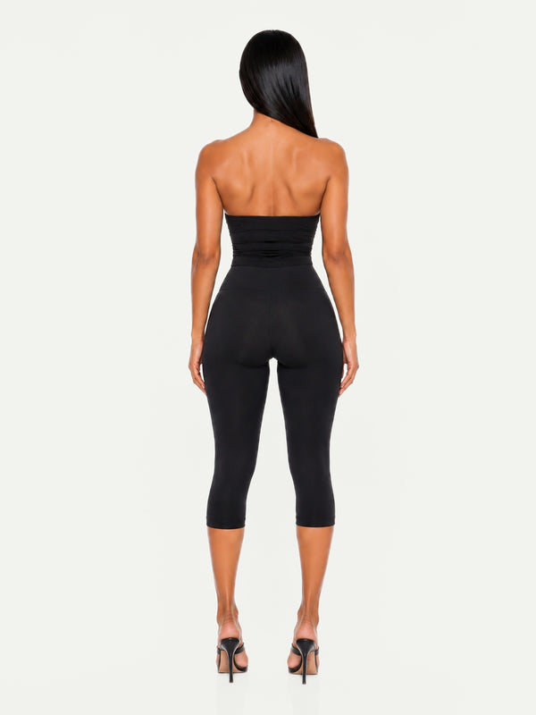 TOP HALTER NOIR