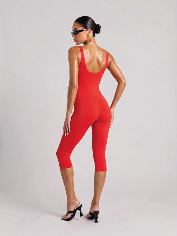 COMBINAISON CAPRI SABLIER ROUGE