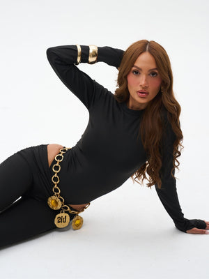 LONG-SLEEVED BODY TONG - BLACK