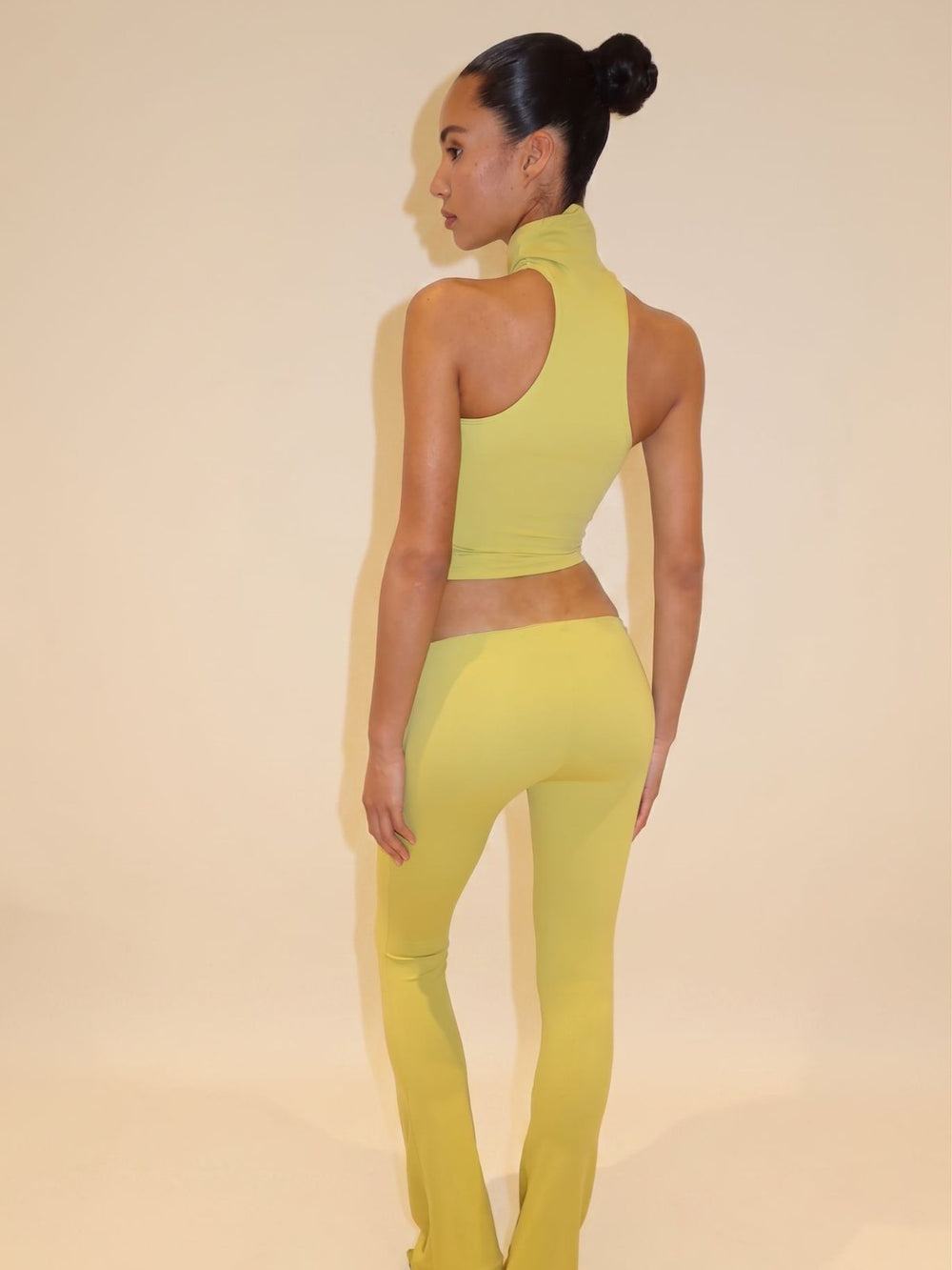 ASYMMETRICAL FLAZE LEGGINGS - PINK