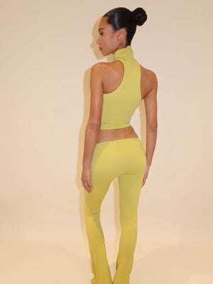 ASYMMETRICAL FLAZE LEGGINGS - PINK