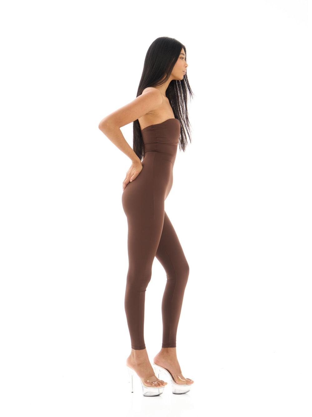 COMBINAISON SABLIER ANKLE MARRON