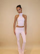 ASYMMETRICAL FLAZE LEGGINGS - PINK
