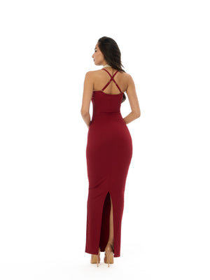 BLACK SHAPED HOURGLASS DRESS