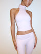 ASYMMETRICAL FLAZE LEGGINGS - PINK