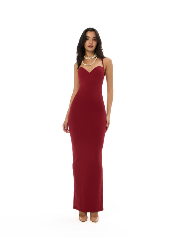 BLACK SHAPED HOURGLASS DRESS