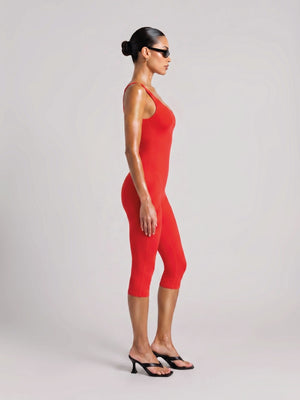 COMBINAISON CAPRI SABLIER ROUGE