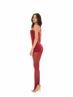 COMBINAISON SABLIER TYLA CERISE