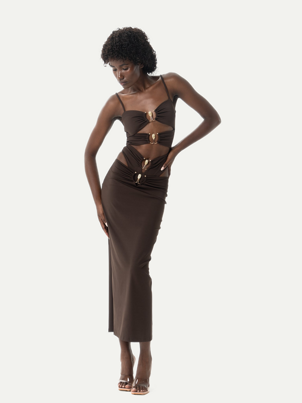 BROWN VENUS SKIRT 
