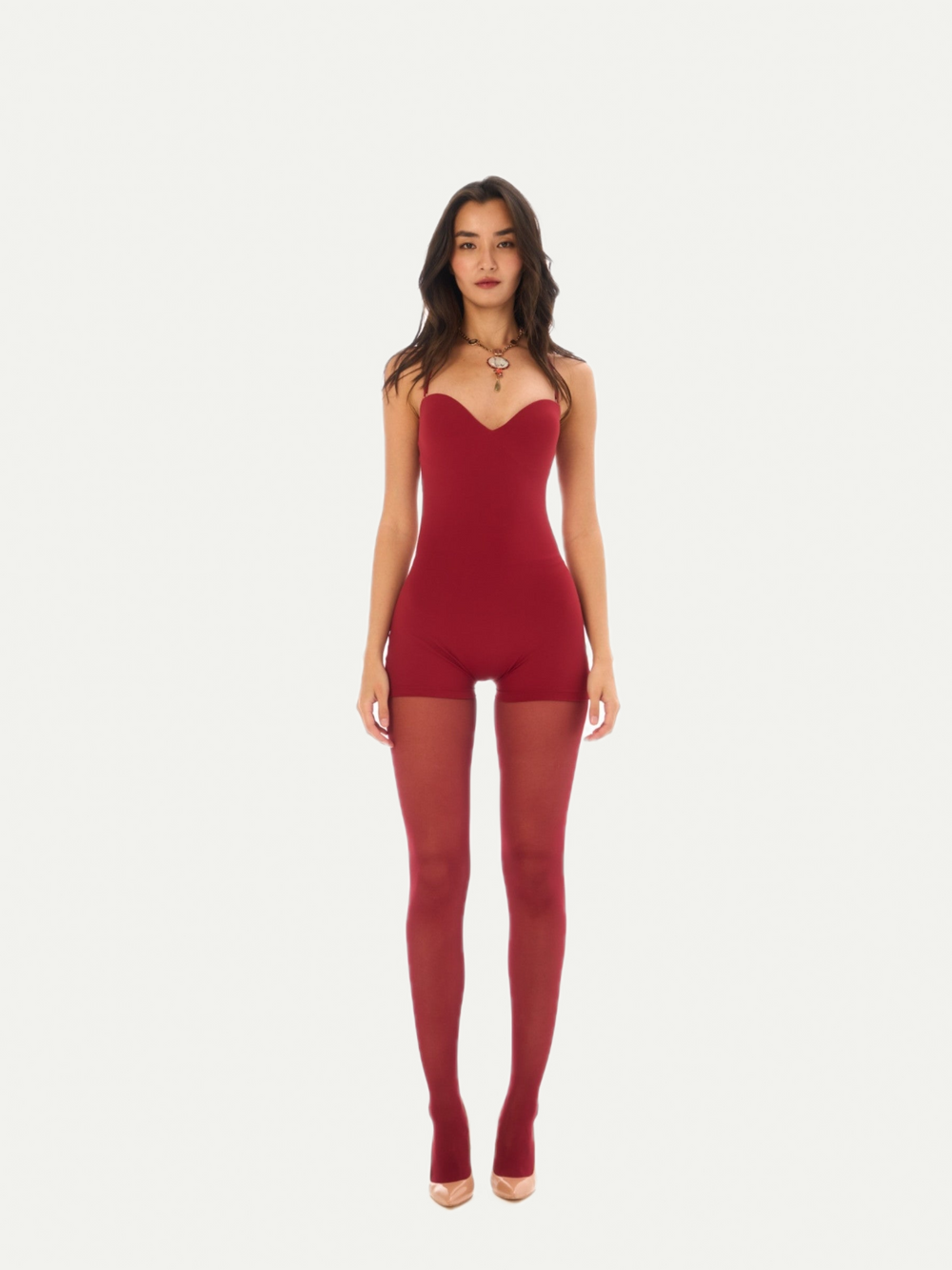 COMBINAISON SABLIER TYLA CERISE