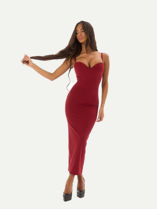 SHORT BLACK SHAPED HOURGLASS DRESS