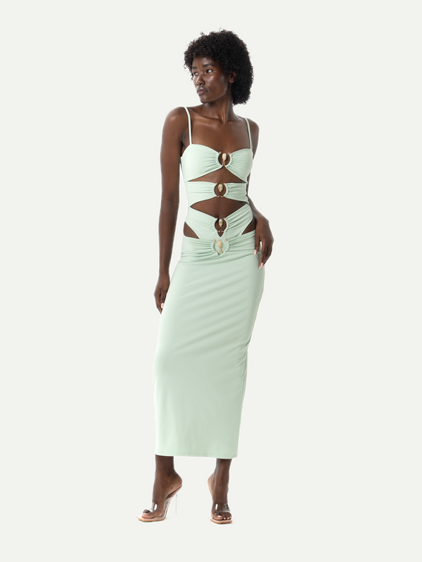 VENUUS SKIRT IN WATER GREEN 