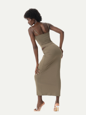 VENUS OLIVE SKIRT 