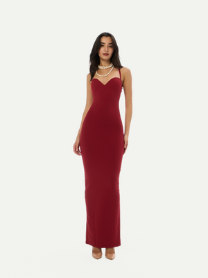 BLACK SHAPED HOURGLASS DRESS