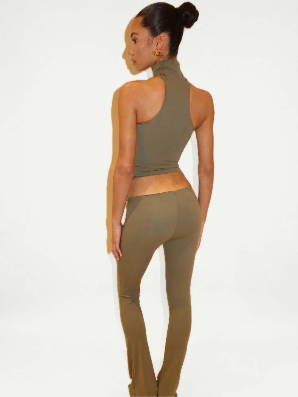 ASYMMETRICAL FLAZE LEGGINGS - PINK