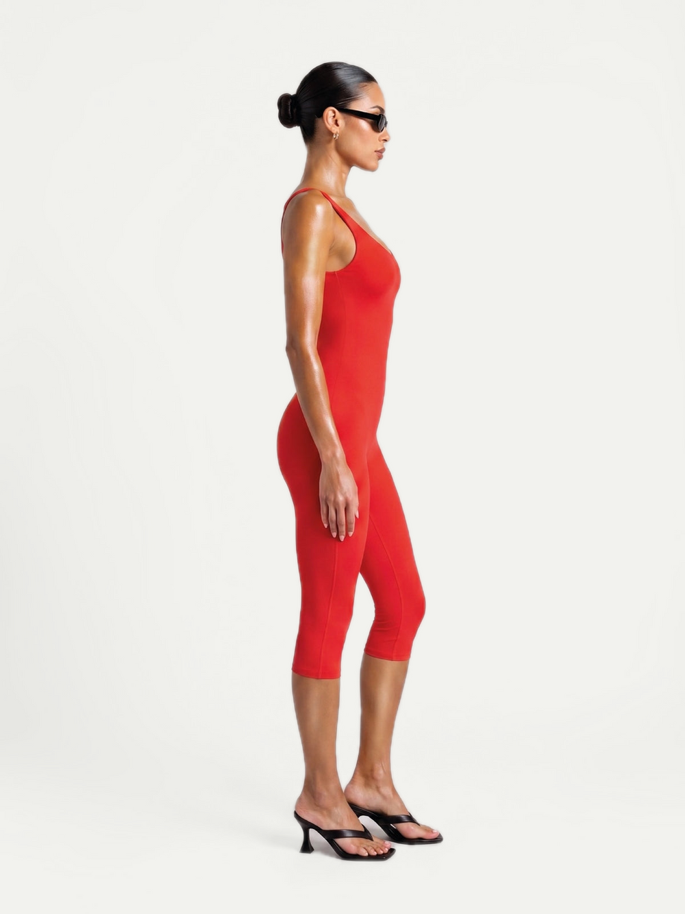 COMBINAISON CAPRI SABLIER ROUGE