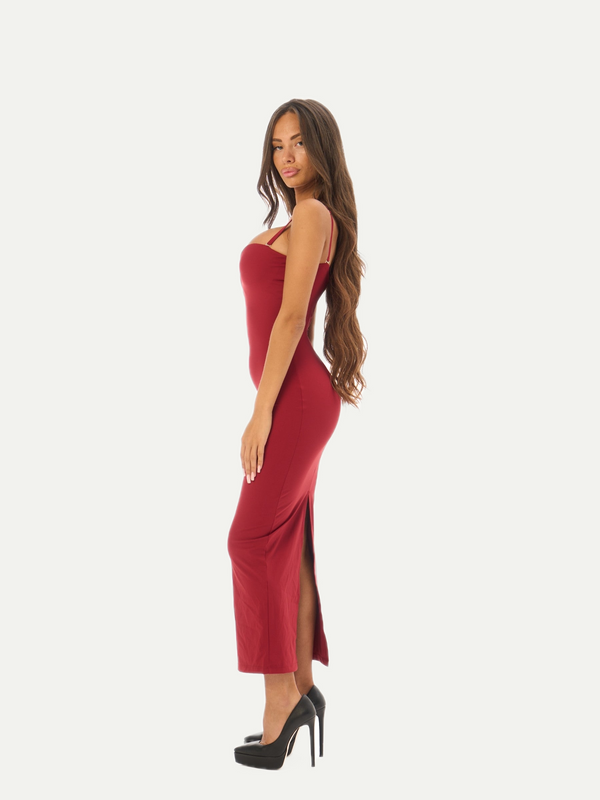 SHORT BLACK SHAPED HOURGLASS DRESS