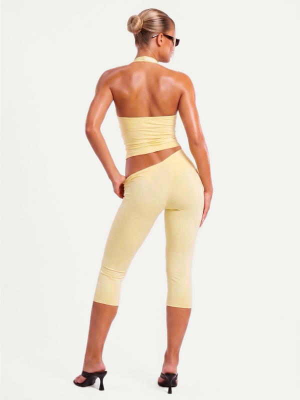 CAPRI ASYMÉTRIQUE BUTTER YELLOW