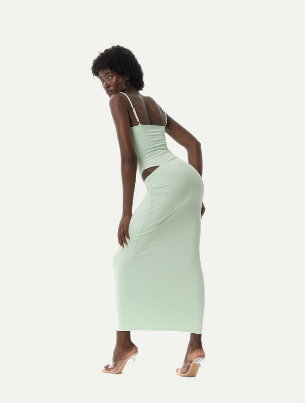 VENUUS SKIRT IN WATER GREEN 