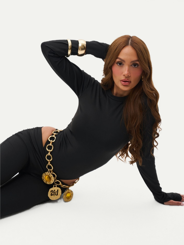 LONG-SLEEVED BODY TONG - BLACK