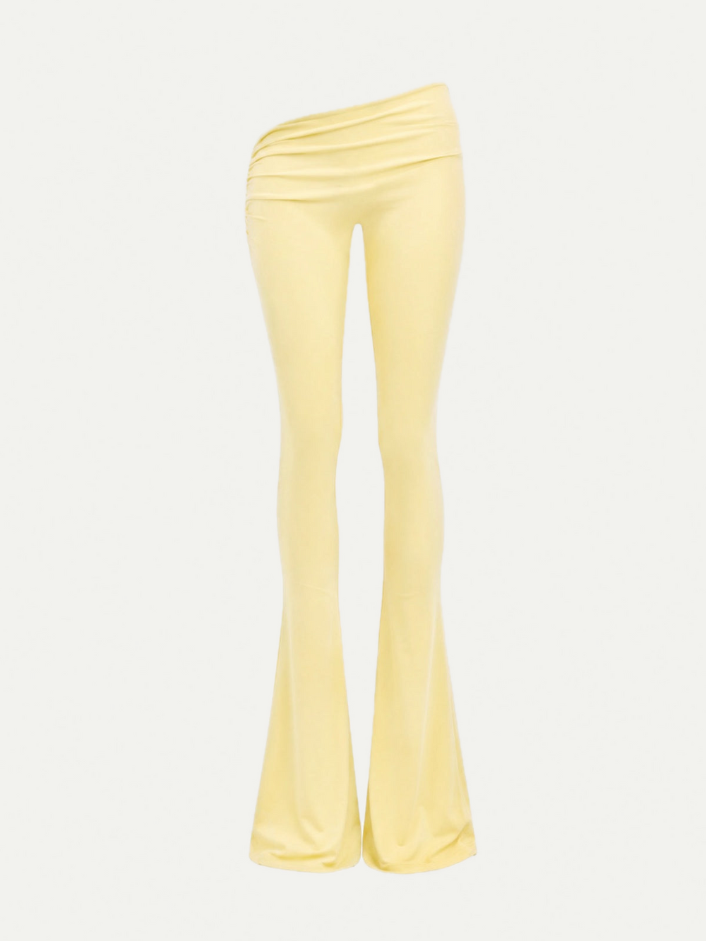 LEGGING ASYMÉTRIQUE ÉVASÉE - JAUNE